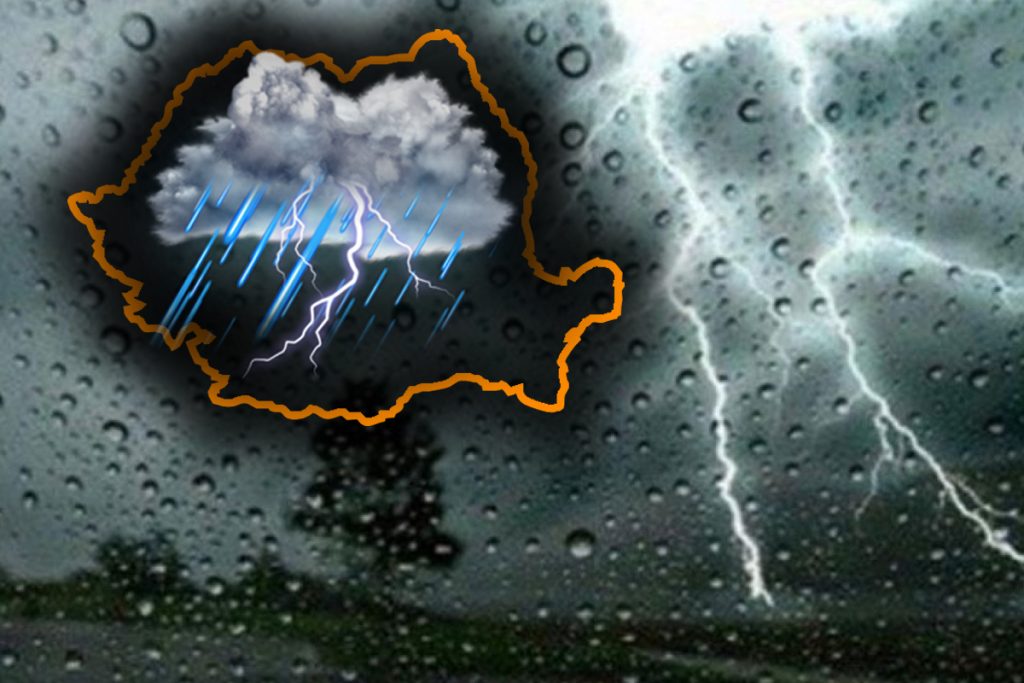 "Alertă de ultim moment: Vine prăpădul! Cod portocaliu de furtuni în România!"