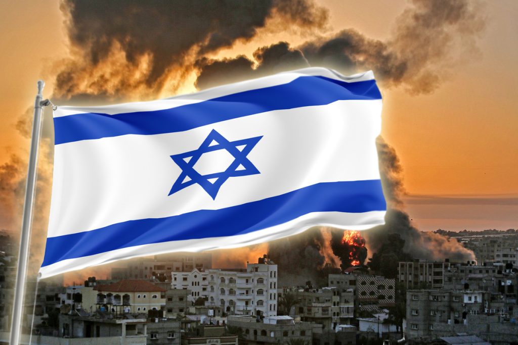 "Breaking news: Israel cucerește Gaza! Vezi ce s-a întâmplat cu Parlamentul, Guvernul și Poliția sub stindardul israelian!"