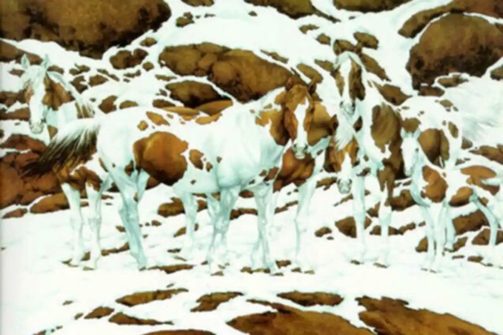 Iluzia optică de iarnă: Descoperă câți cai sunt în zăpadă și testează-ți inteligența!
